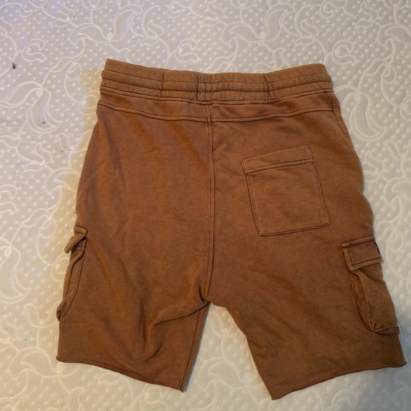 SizeUp Orange Cargo Shorts - Picture 2 of 2